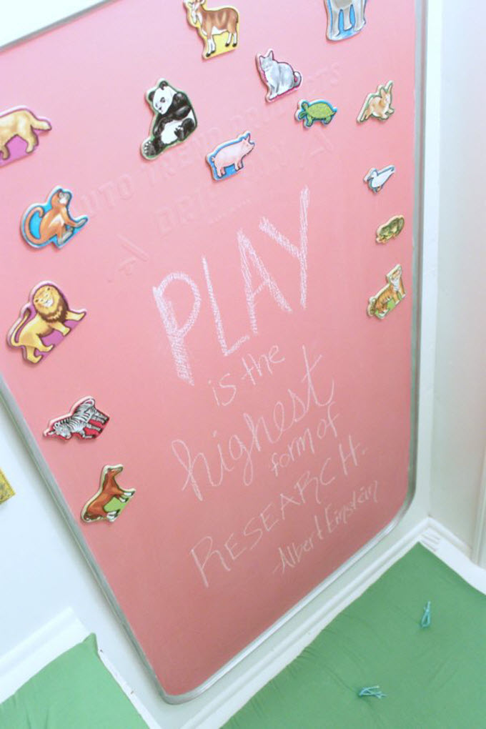Custom Colored Chalkboard Paint