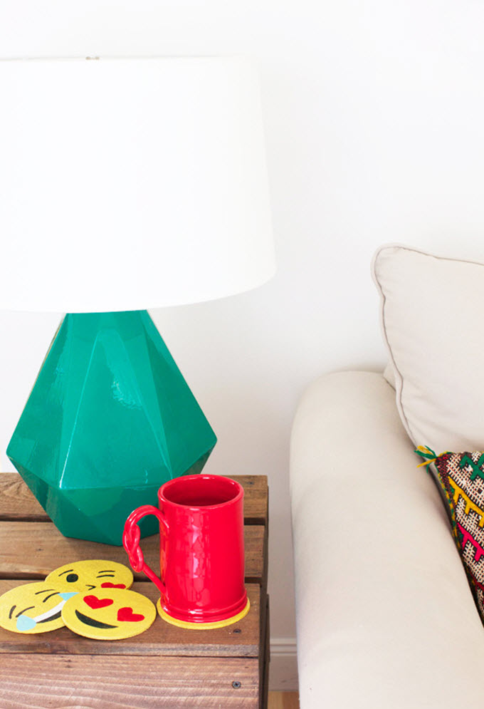 DIY Emoji Coasters DIY Emoji Coasters