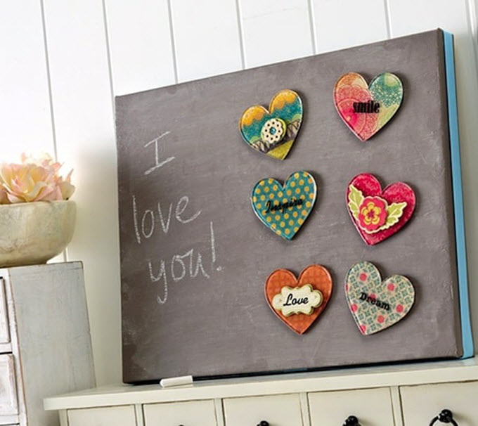 Easy Magnetic Chalkboard