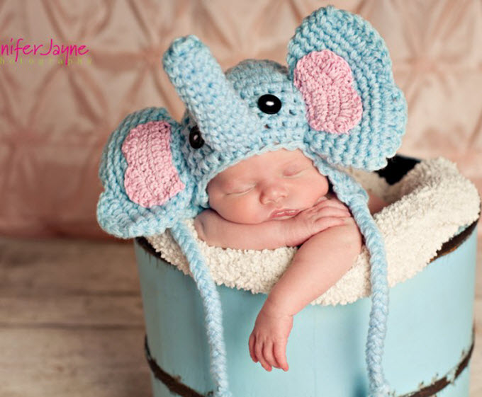 Elephant Crochet Hat Pattern