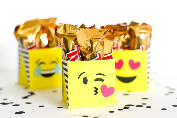 Free Printable Emoji Gift Boxes Free Printable Emoji Gift Boxes