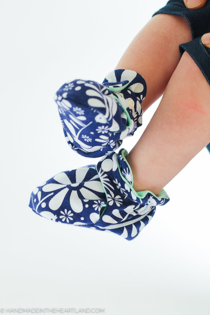 How To Sew Baby Booties