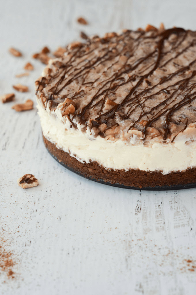 Keto Pecan Pie Cheesecake