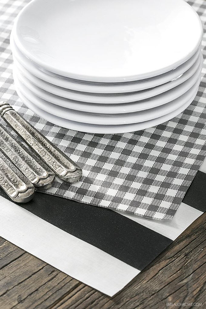 No Sew DIY Placemat No Sew DIY Placemat