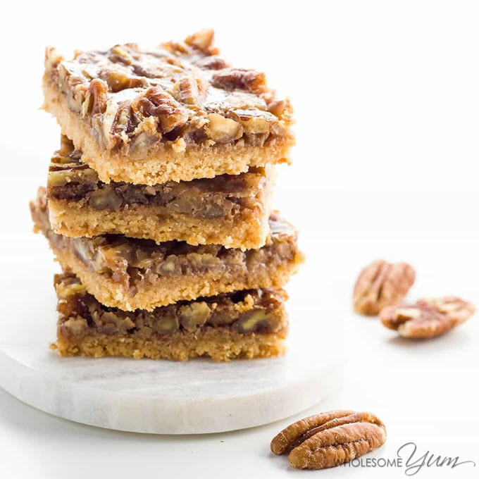 Paleo Pecan Pie Bars