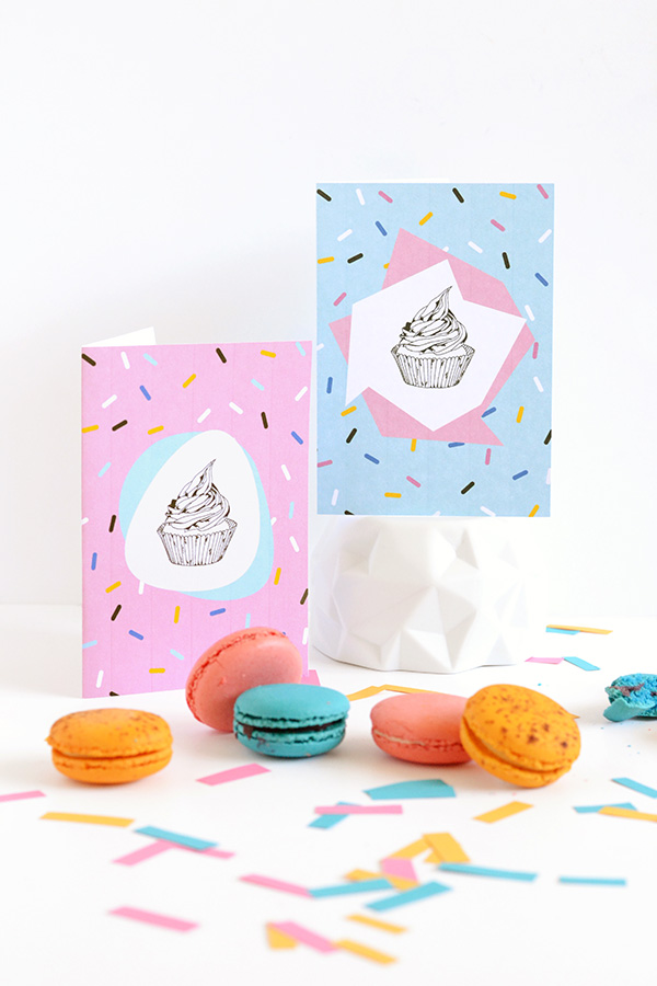 Printable Cupcake Birthday Card Printable Cupcake Birthday Card