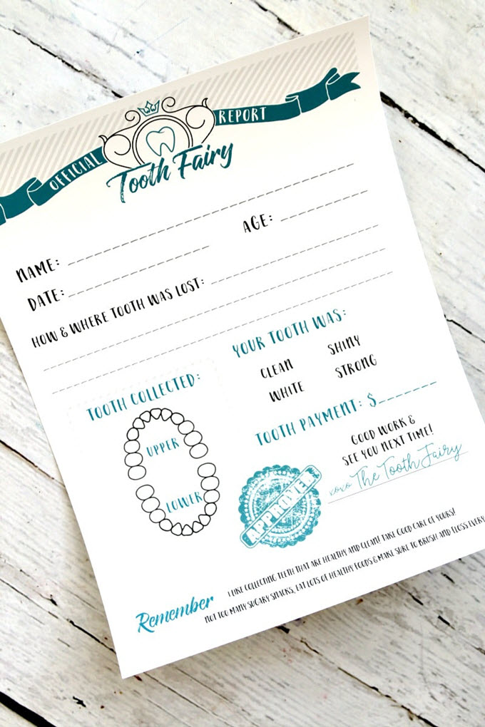 Tooth Fairy Certificate Free Printable Tooth Fairy Certificate Free Printable