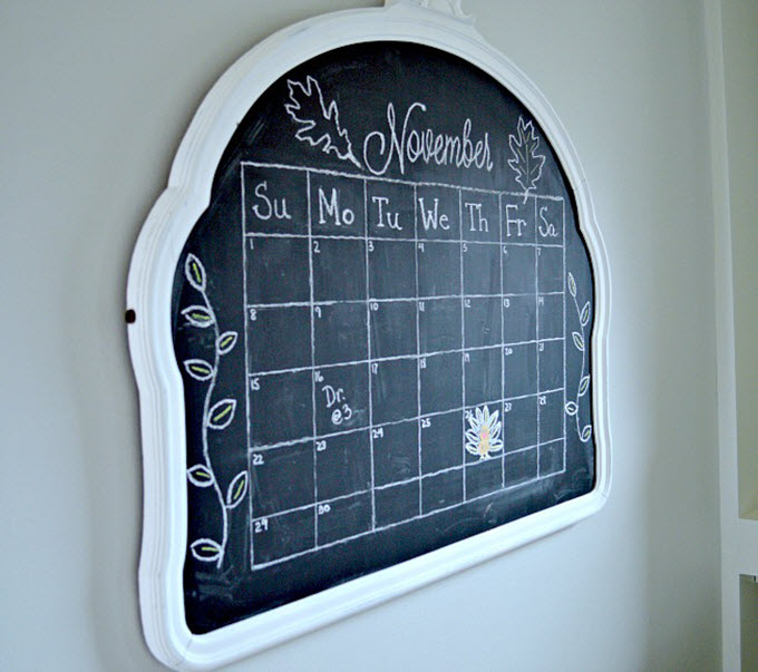 Vintage Mirror Chalkboard