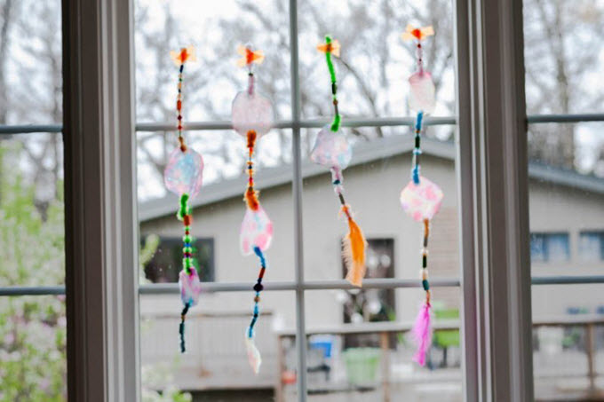 White Glue Sun Catcher White Glue Sun Catcher
