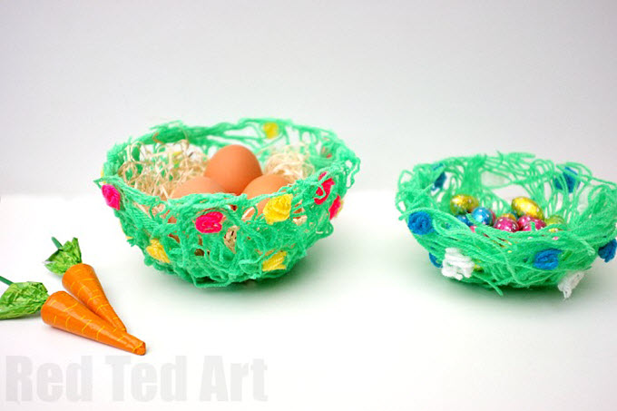 White Glue Yarn Bowls White Glue Yarn Bowls