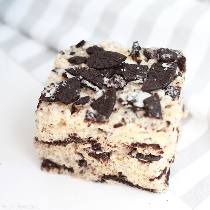 Oreo Rice Krispy Treat Recipe Oreo Rice Krispy Treat Recipe