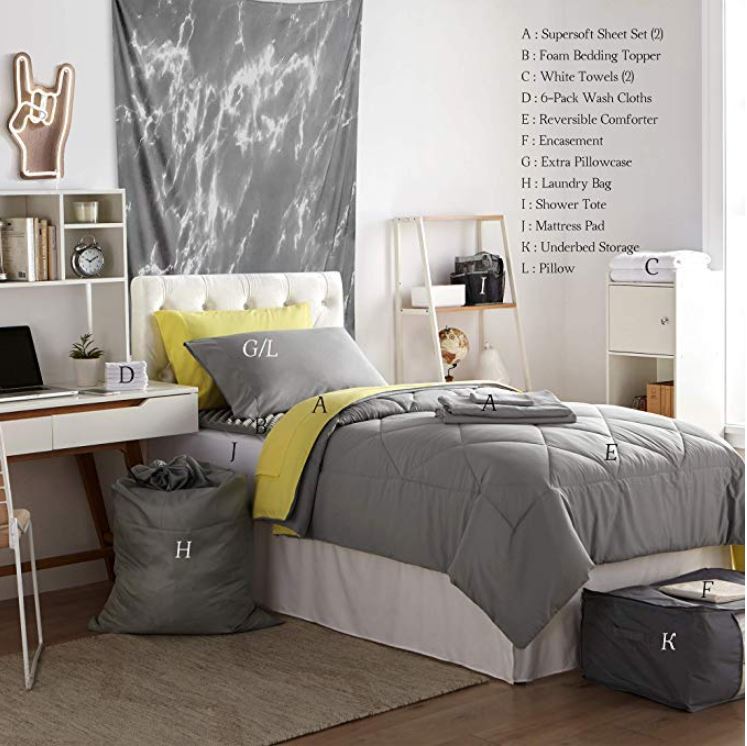 College Dorm Bedding Pack Twin XL Bundle to Buy on Amazon College Dorm Bedding Pack Twin XL Bundle to Buy on Amazon