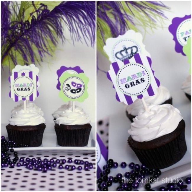 14 Mardi Gras Party Ideas Food Decor Printables Tip Junkie