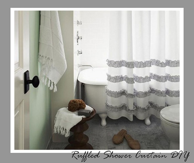 8 How To Make Your Own Shower Curtain Tutorials Tip Junkie