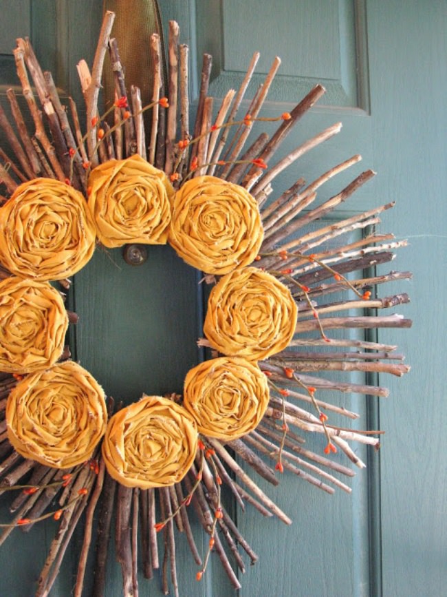 How To Make A Wreath Diy Fall Fabric Wreaths Olive Twig Wreaths