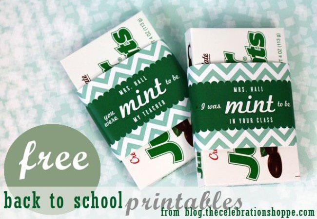 Junior Mint Teacher Gift Idea Junior Mint Teacher Gift Idea