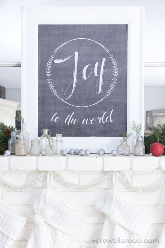 23 Free Christmas Printables to Download tags, home decor | Tip Junkie