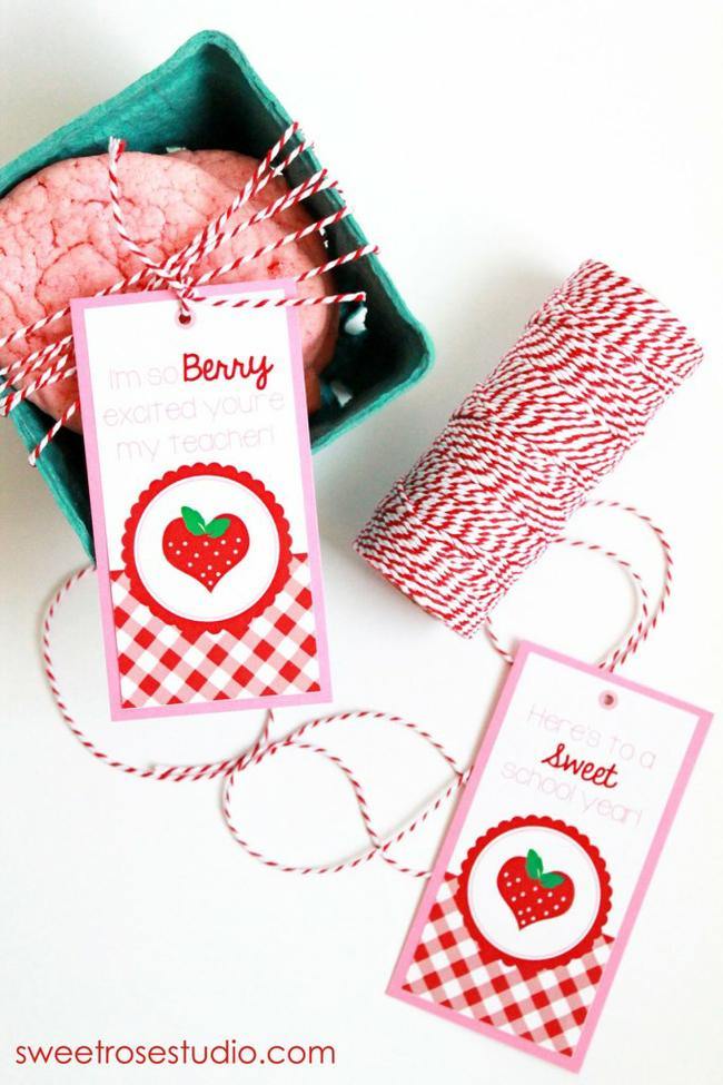 Berry Excited Teacher Gift and Tags Berry Excited Teacher Gift and Tags