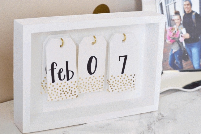diy desk calendar