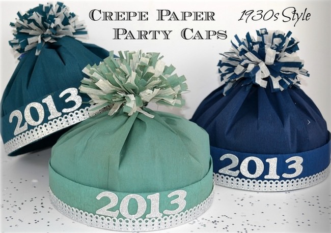 homemade new years hats