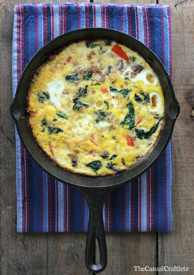 Sausage and Veggie Frittata {Fathers Day Breakfast} Sausage and Veggie Frittata {Fathers Day Breakfast}