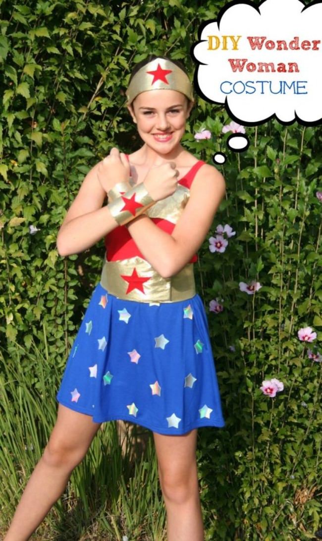 No-Sew Wonder Woman Costume No-Sew Wonder Woman Costume