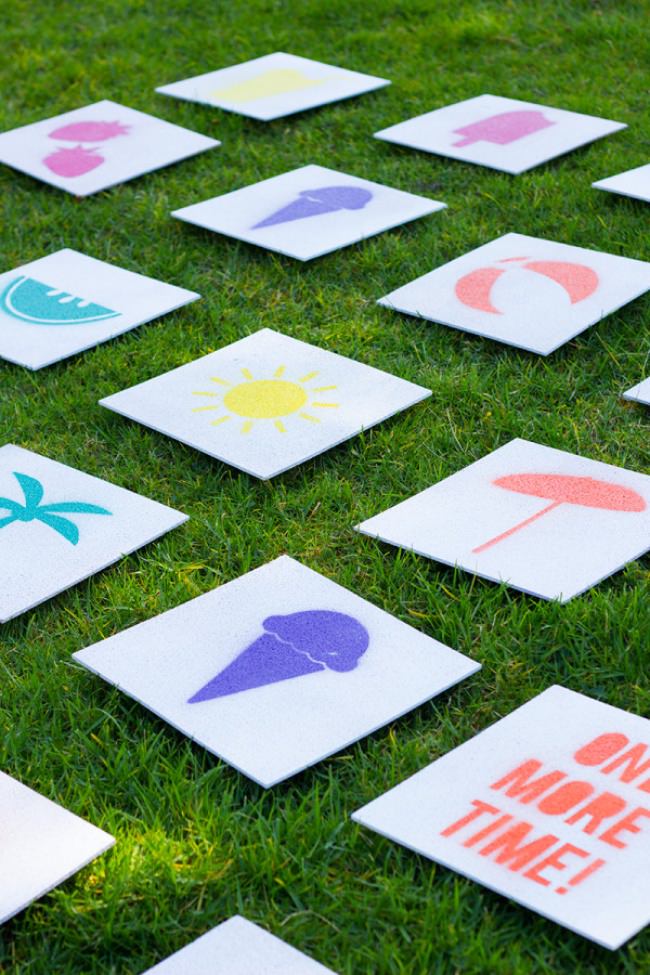 DIY Giant Lawn Matching Game DIY Giant Lawn Matching Game
