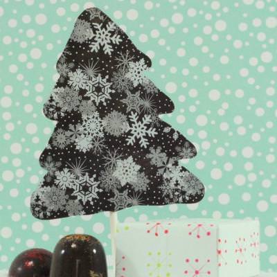 Chocolate Christmas Tree Lollipops and Chocolate Truffle Presents