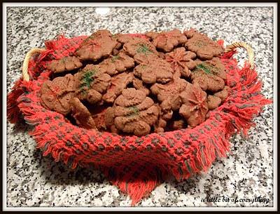 Chocolate Spritz Cookies {recipe}