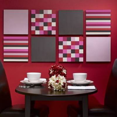 DIY Holiday Wall Art