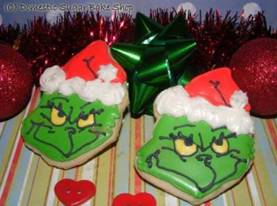 Grinch Sugar Cookies