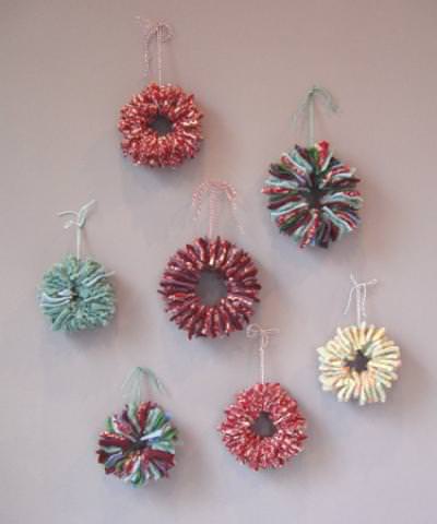 Wool Felt Ornaments {tutorial}
