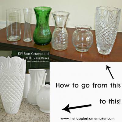 DIY Faux Ceramic Vases