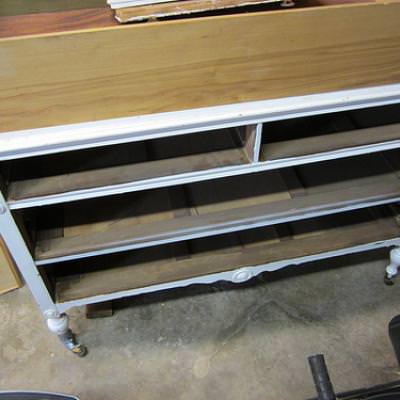 Gloosy Blue Curbside Dresser