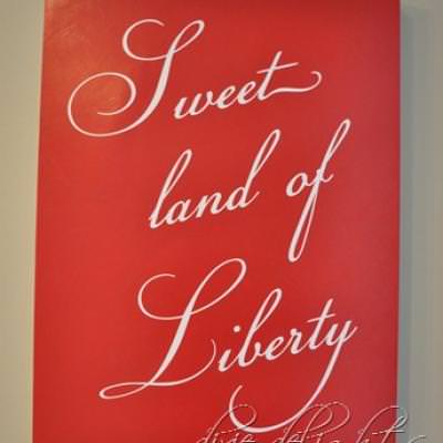 Sweet Land of Liberty Canvas