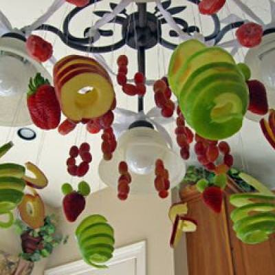 Fruit Chandelier {Edible Decor}