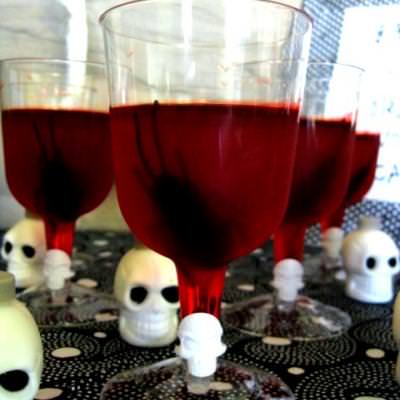 Bloody Spooky Drink{Jello Treat}