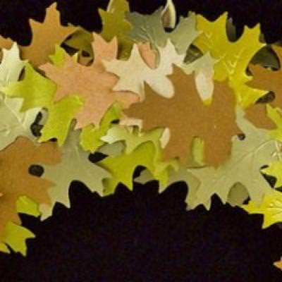 Felt Penny Fall Wreath