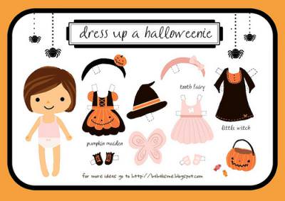 Halloween Dress Up Doll {printable}