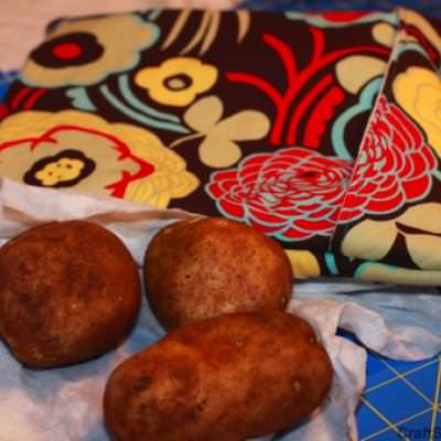 Baked Potato Fabric Microwave Bag Tip Junkie Baked Potato Fabric Microwave Bag