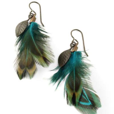DIY Feather Earrings {Tutorial}