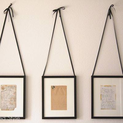 Framed Family Recipe for Kitchen Art