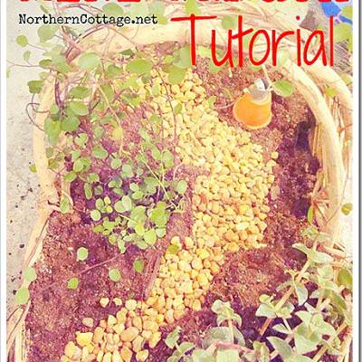 HOW TO MAKE A MINI GARDEN