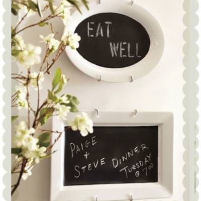 Pottery Barn Knock-Off Chalkboard Plate