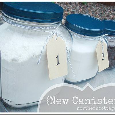 Pretty Custom Canisters!!