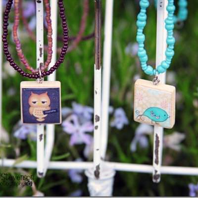 Scrabble Tile Necklace How-To