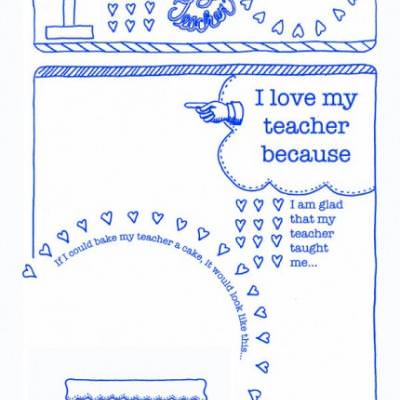 Teacher Thank You {Free Printables}
