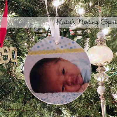 Wooden Photo Ornament