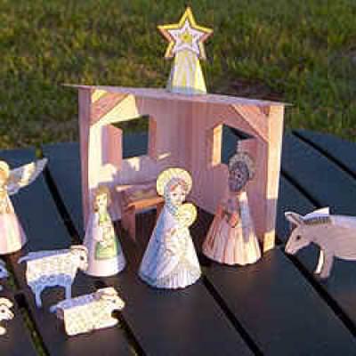 Free Printable Christmas Nativity {Kids Crafts} - Tip Junkie