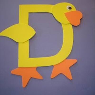Letter ‘D’ Duck Preschool Craft | Tip Junkie